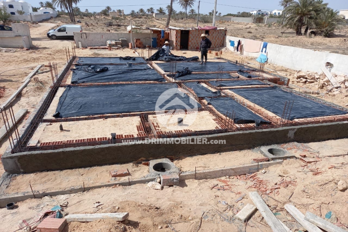Première étape chantier en cours en zone Touristique -   Notre Chantiers Djerba